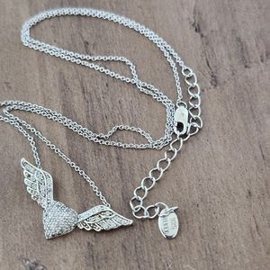 Silver jewelry necklace